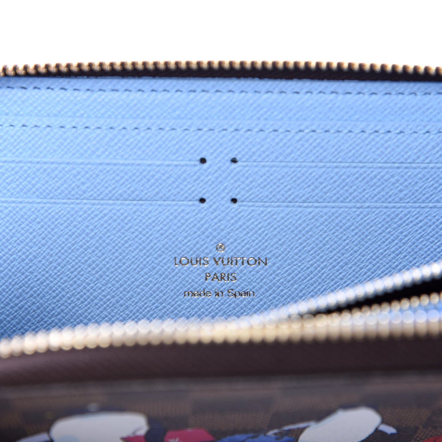 Damier Ebene 2017 Christmas Animation Clemence Wallet
