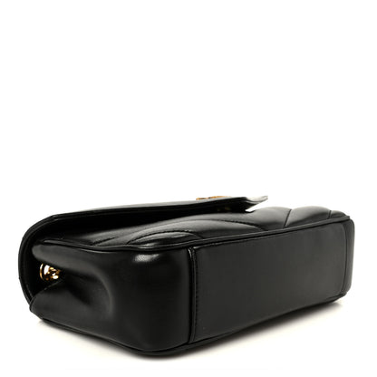 Saint Laurent Lambskin Chevron Quilted Small LouLou Black 5 of 13