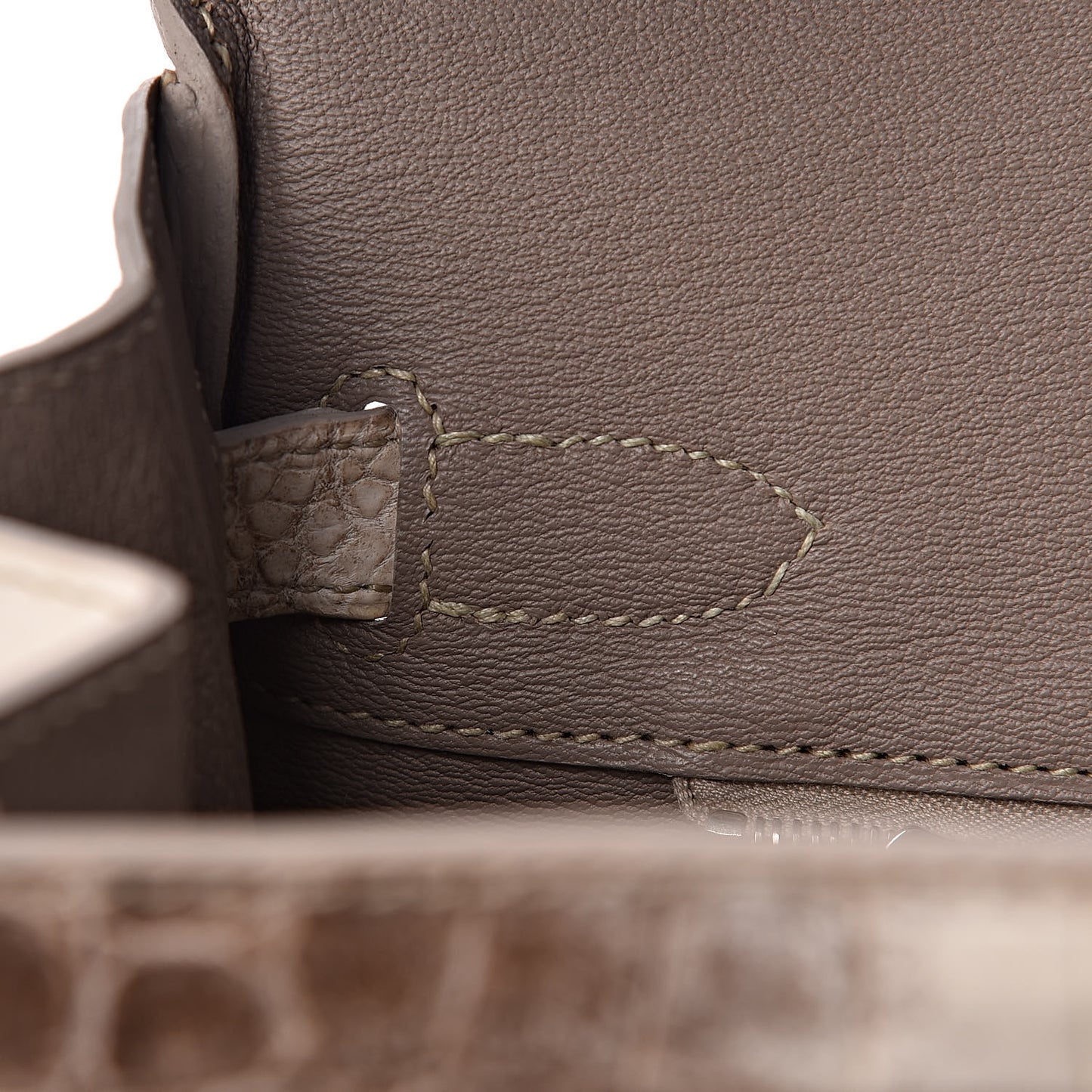 Matte Niloticus Crocodile Himalaya Birkin 30 Blanc