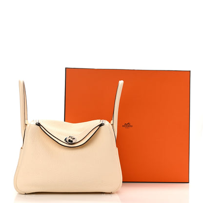 Hermes Taurillon Clemence Lindy 26 Nata 10 of 10