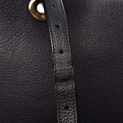 Christian Dior Bullcalf Medium Diorissimo Tote Black Rose Indien 11 of 12
