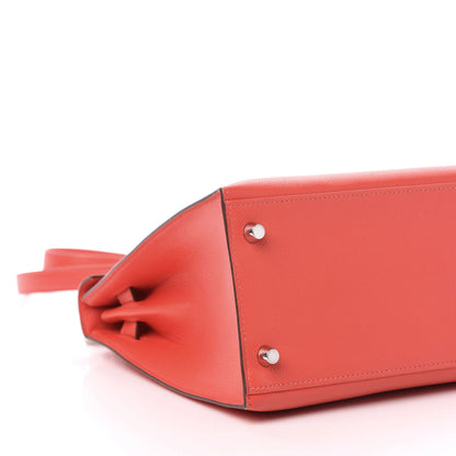 Hermes Epsom Kelly Sellier 28 Rouge Tomate 9 of 11