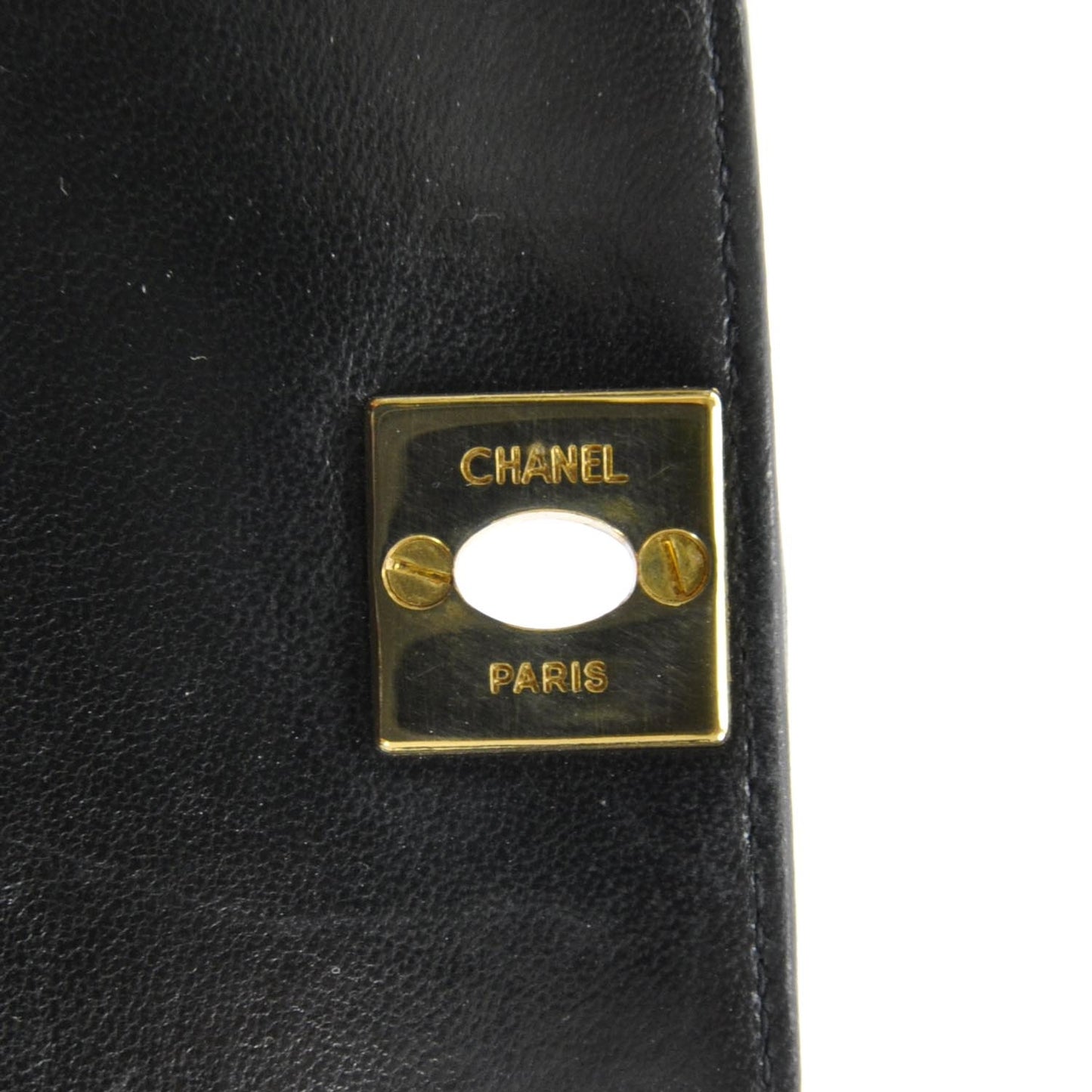 Lambskin Quilted Mini Flap Black