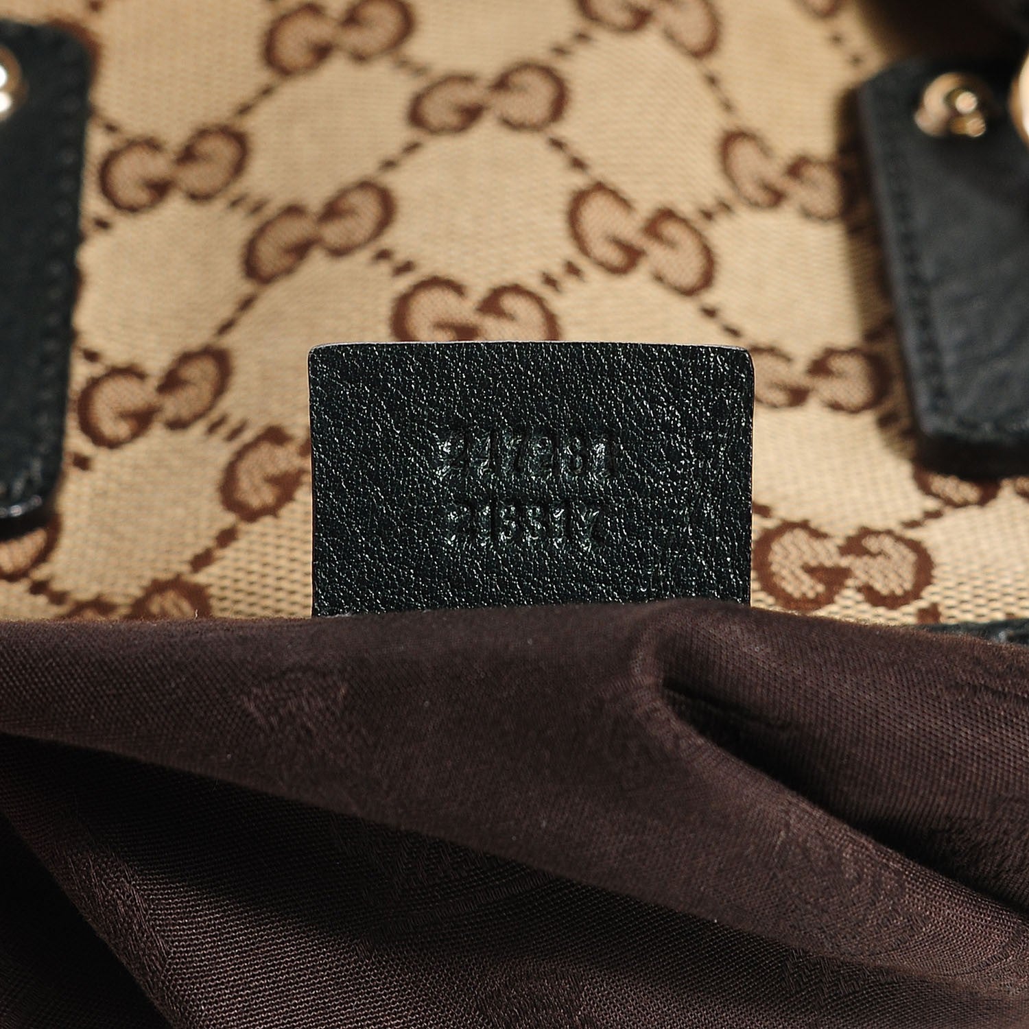 Gucci Monogram Medium Charm Top Handle Bag Green 7 of 9