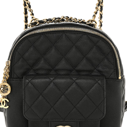 Chanel Caviar Quilted Small CC Day Backpack Black 8 of 12