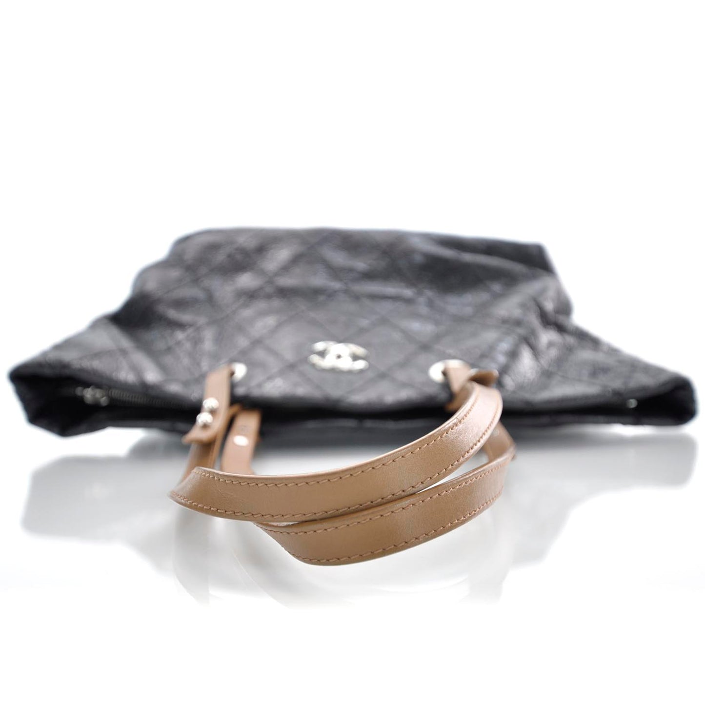Glazed Calfskin On The Road Tote