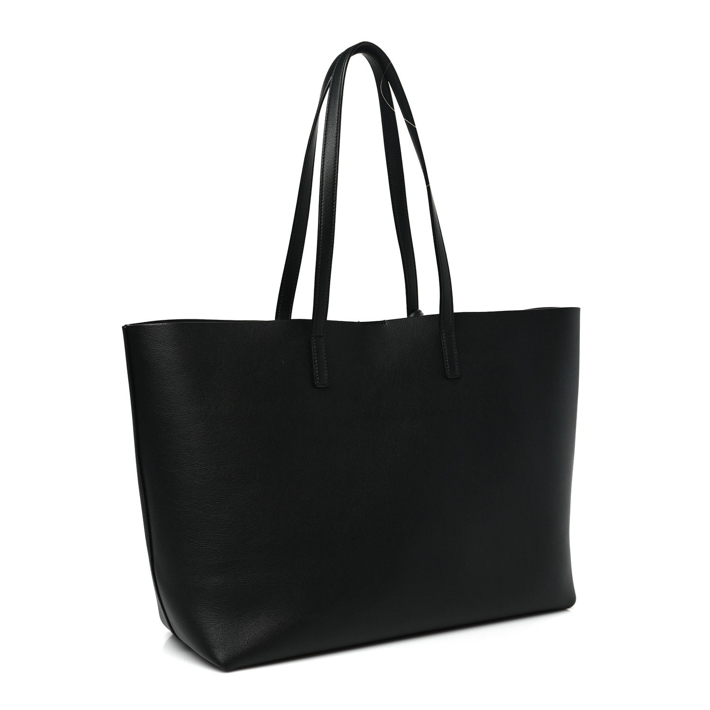 Calfskin Large Shopping Tote Black