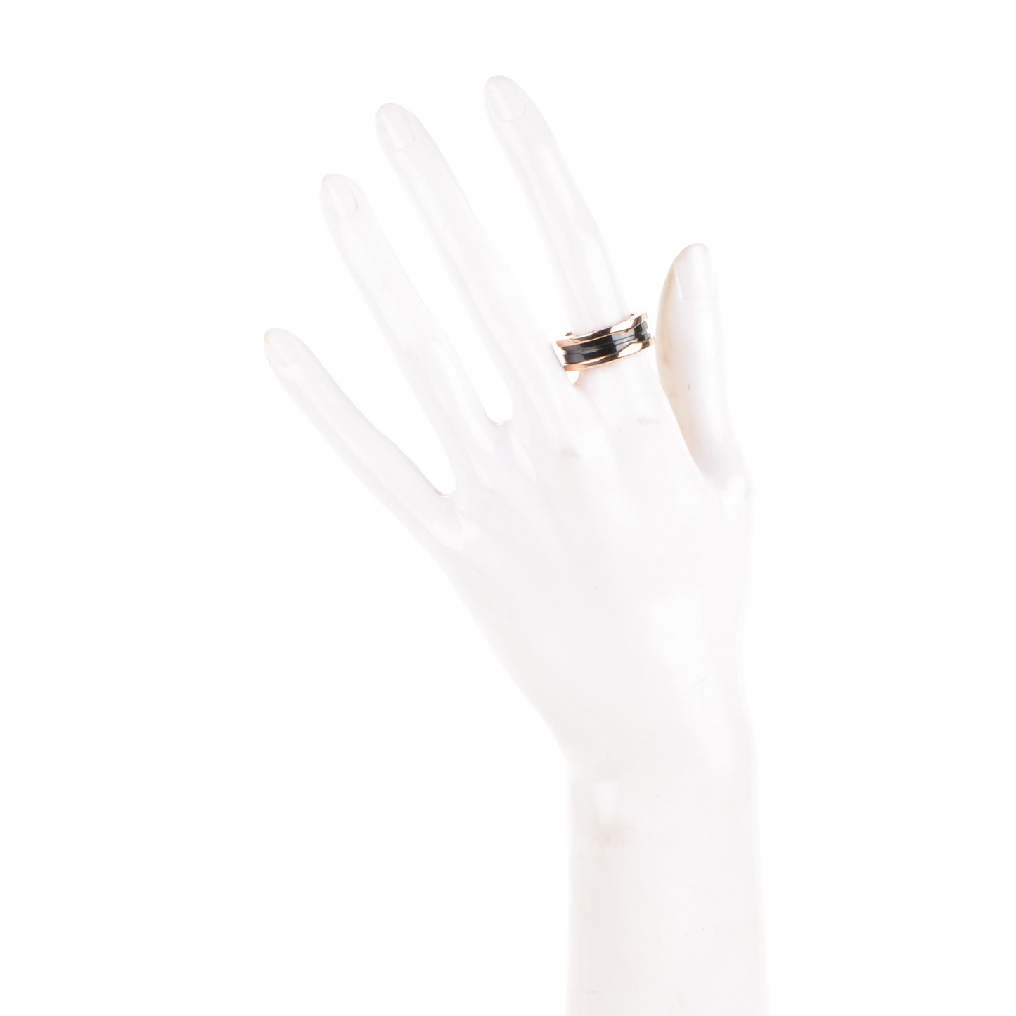 18K Rose Gold B.Zero1 3 Band Ring 55 7
