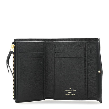 Louis Vuitton Empreinte Monogram Giant Victorine Wallet Black Beige 5 of 7