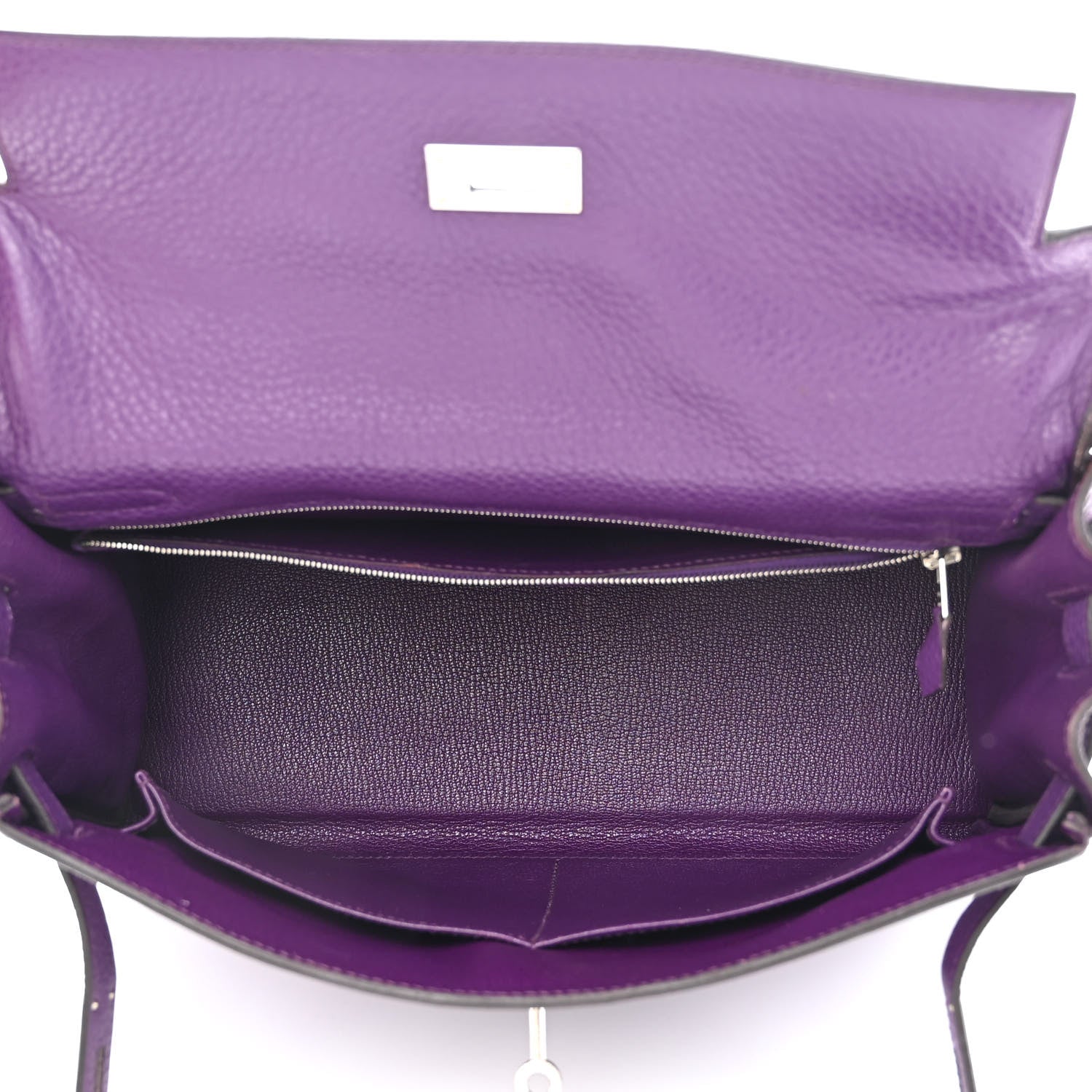 Hermes Taurillon Clemence Kelly Retourne 32 Ultraviolet 5 of 19