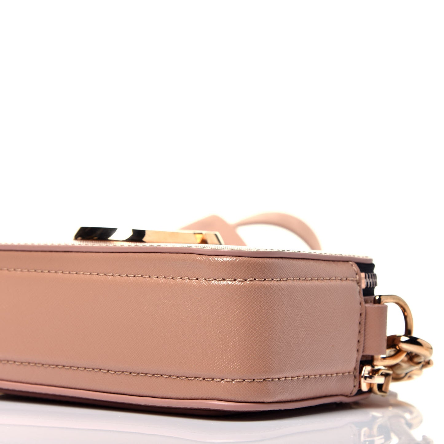 Saffiano Small Snapshot Camera Bag Sunkissed