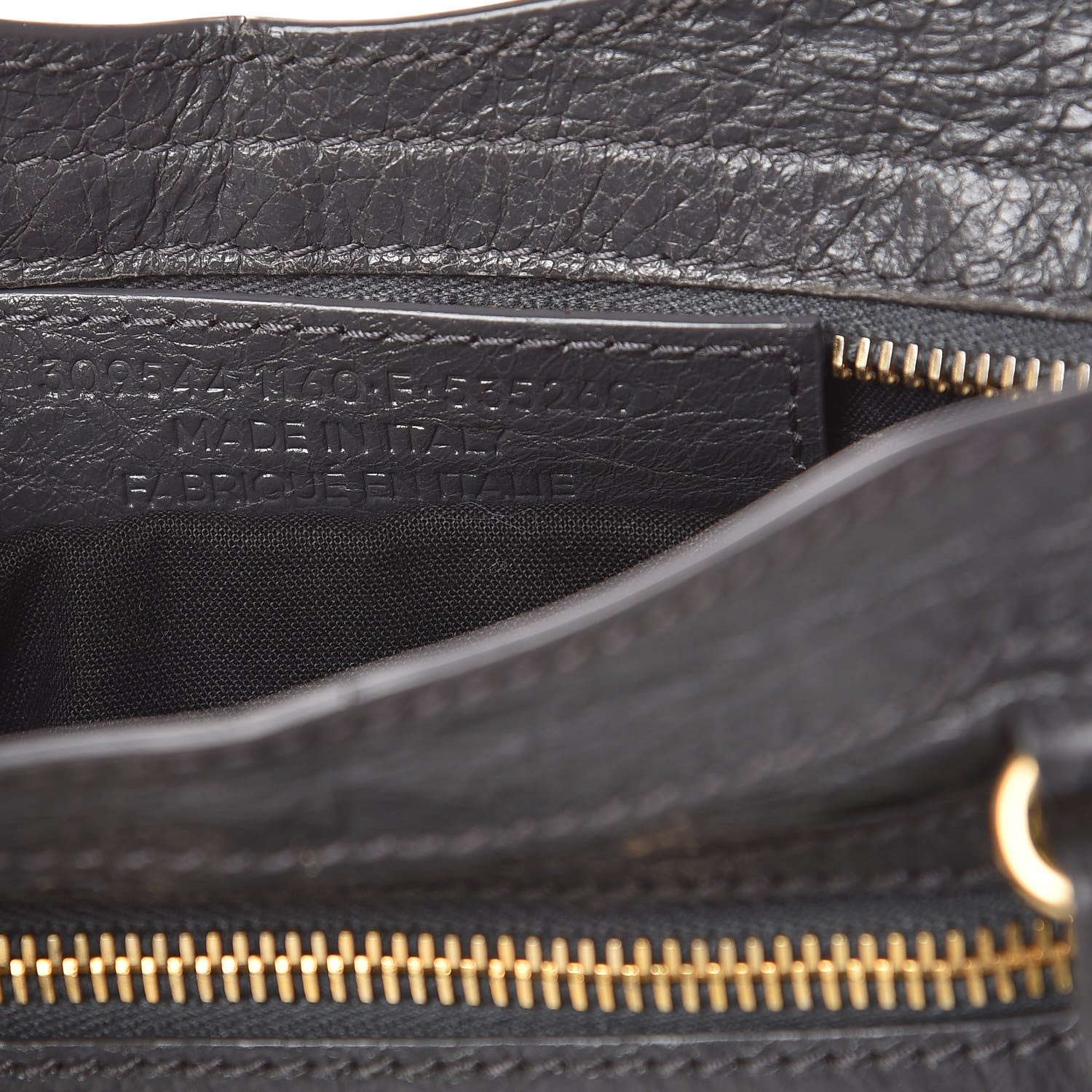 Balenciaga Agneau Giant 12 Gold Hardware Mini City Gris Fossile 7 of 9