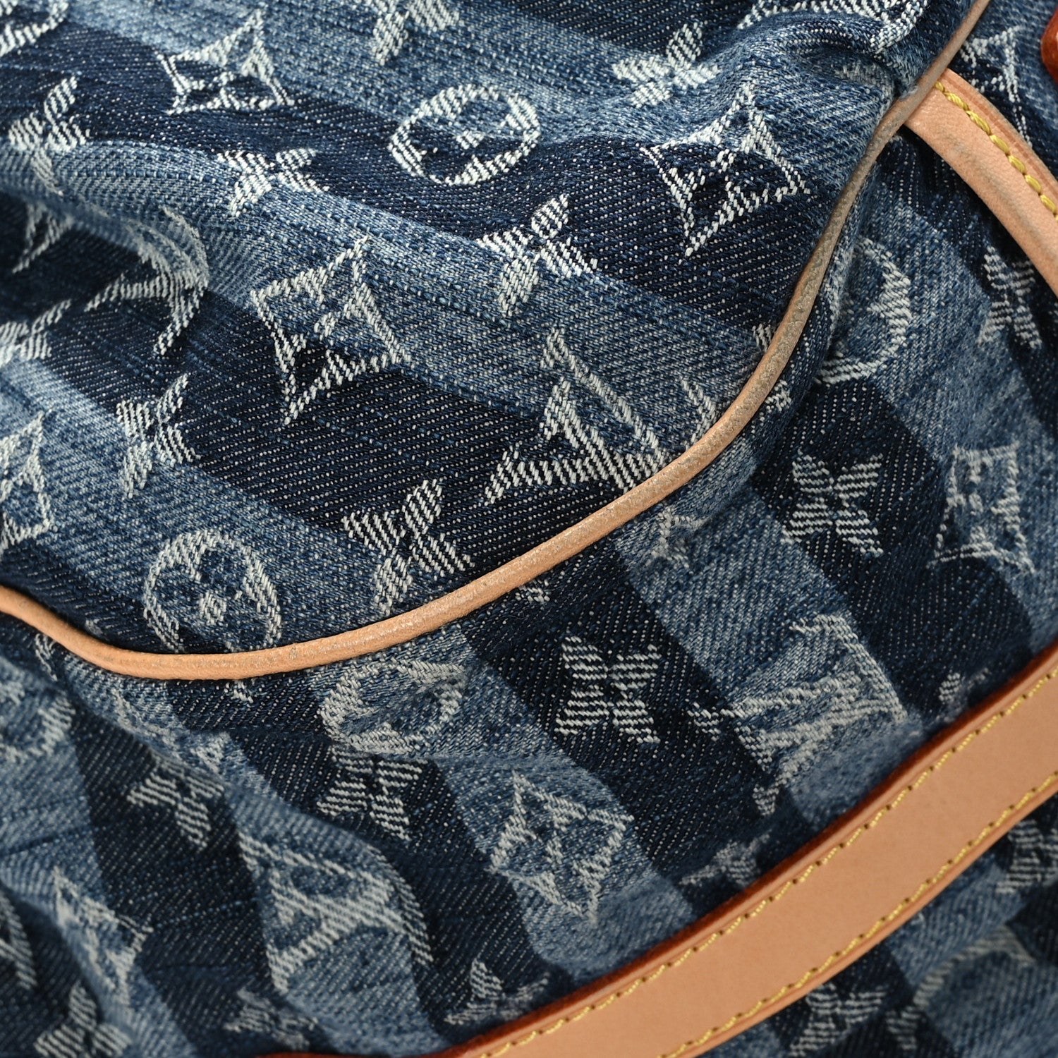 Louis Vuitton Denim Raye Cabas GM 10 of 11