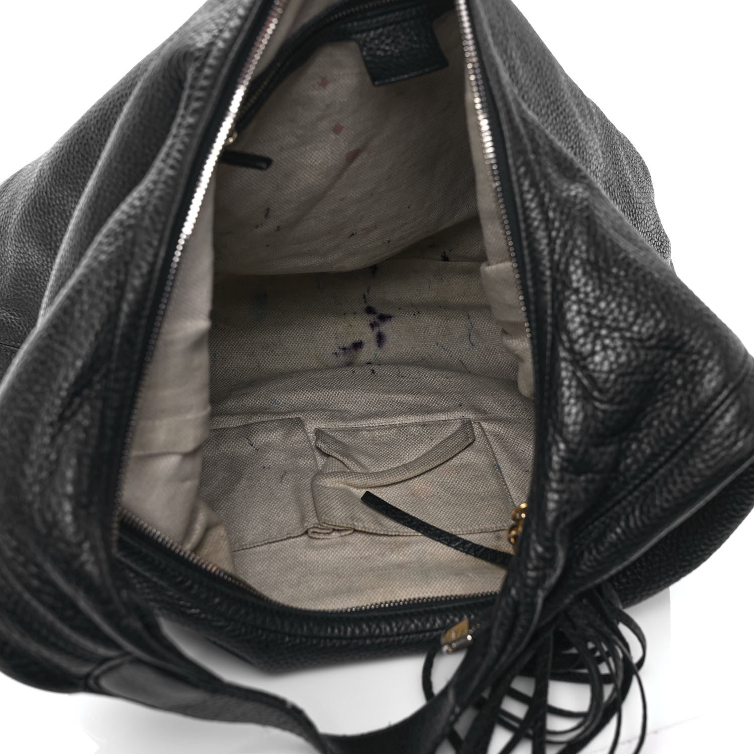 Gucci Pebbled Calfskin Soho Hobo Black 5 of 14