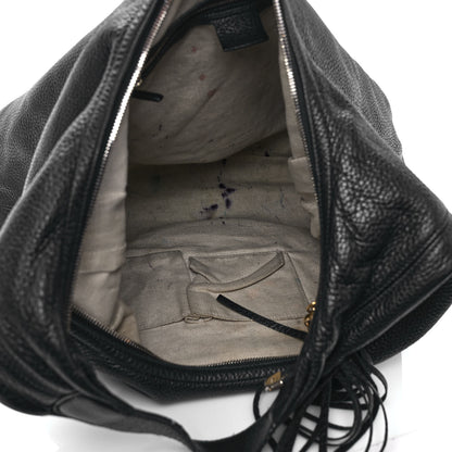 Gucci Pebbled Calfskin Soho Hobo Black 5 of 14