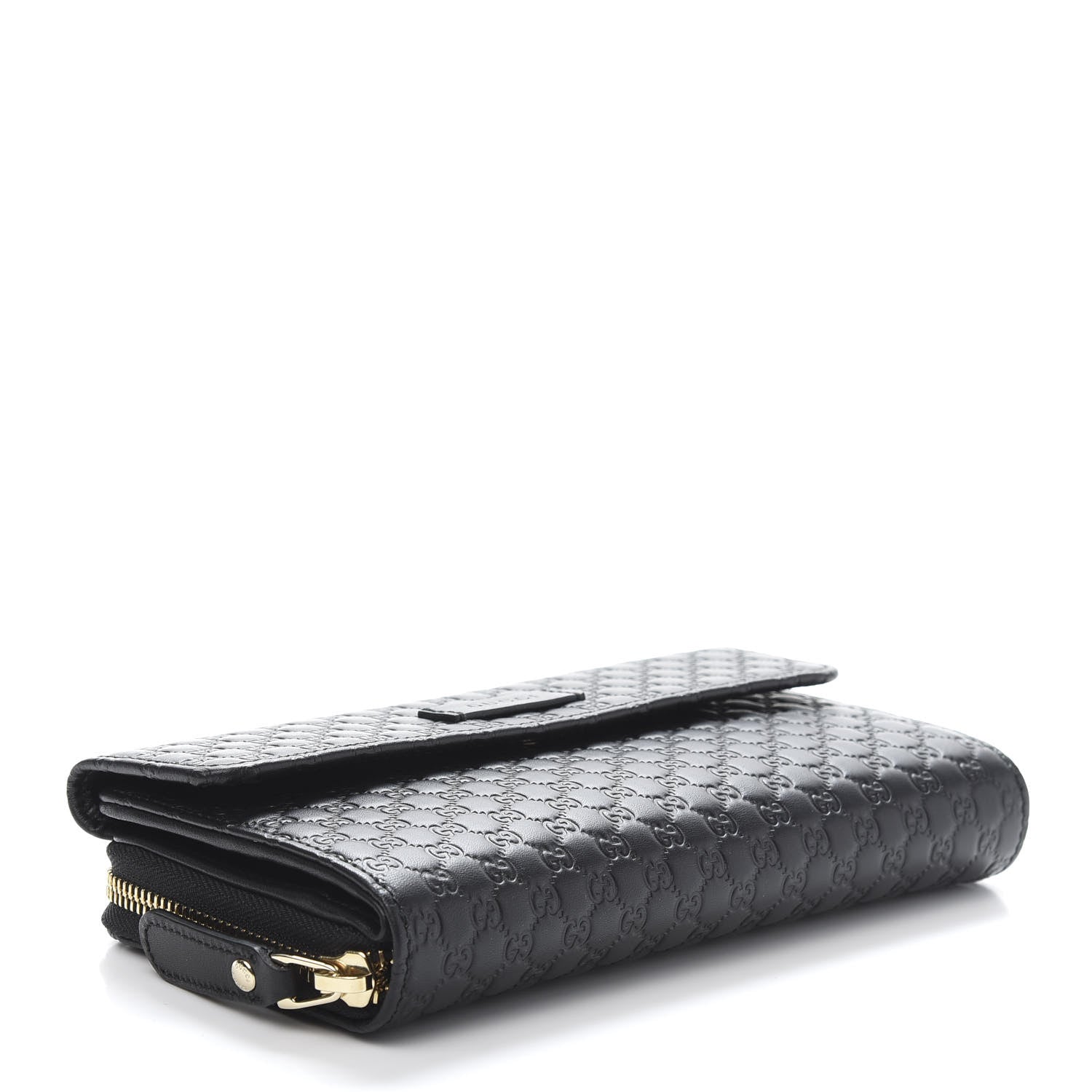 Gucci Soft Microguccissima Continental Zip Wallet Black 4 of 11