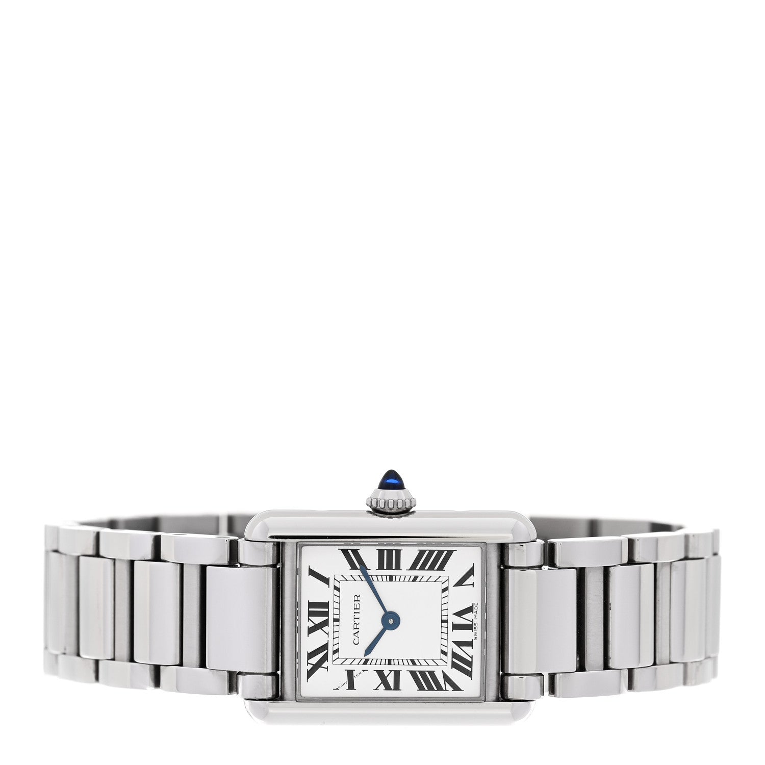 Cartier Stainless Steel 22mm Tank Must Quartz Watch 2 of 7