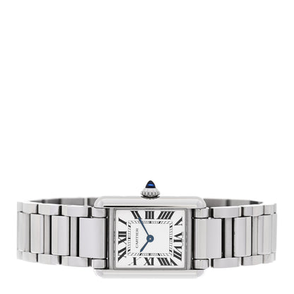 Cartier Stainless Steel 22mm Tank Must Quartz Watch 2 of 7