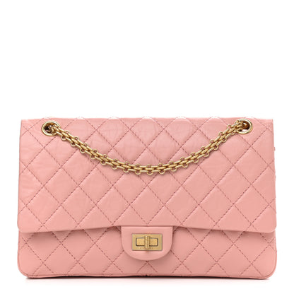 Chanel Aged Calfskin Quilted 2.55 Reissue 226 Flap Pink 1 of 11