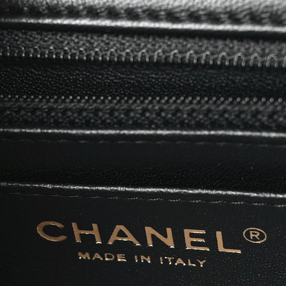 Chanel Lambskin Quilted Mini Rectangular Flap Black 6 of 11