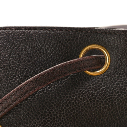 Chanel Caviar CC Backpack Brown 11 of 13