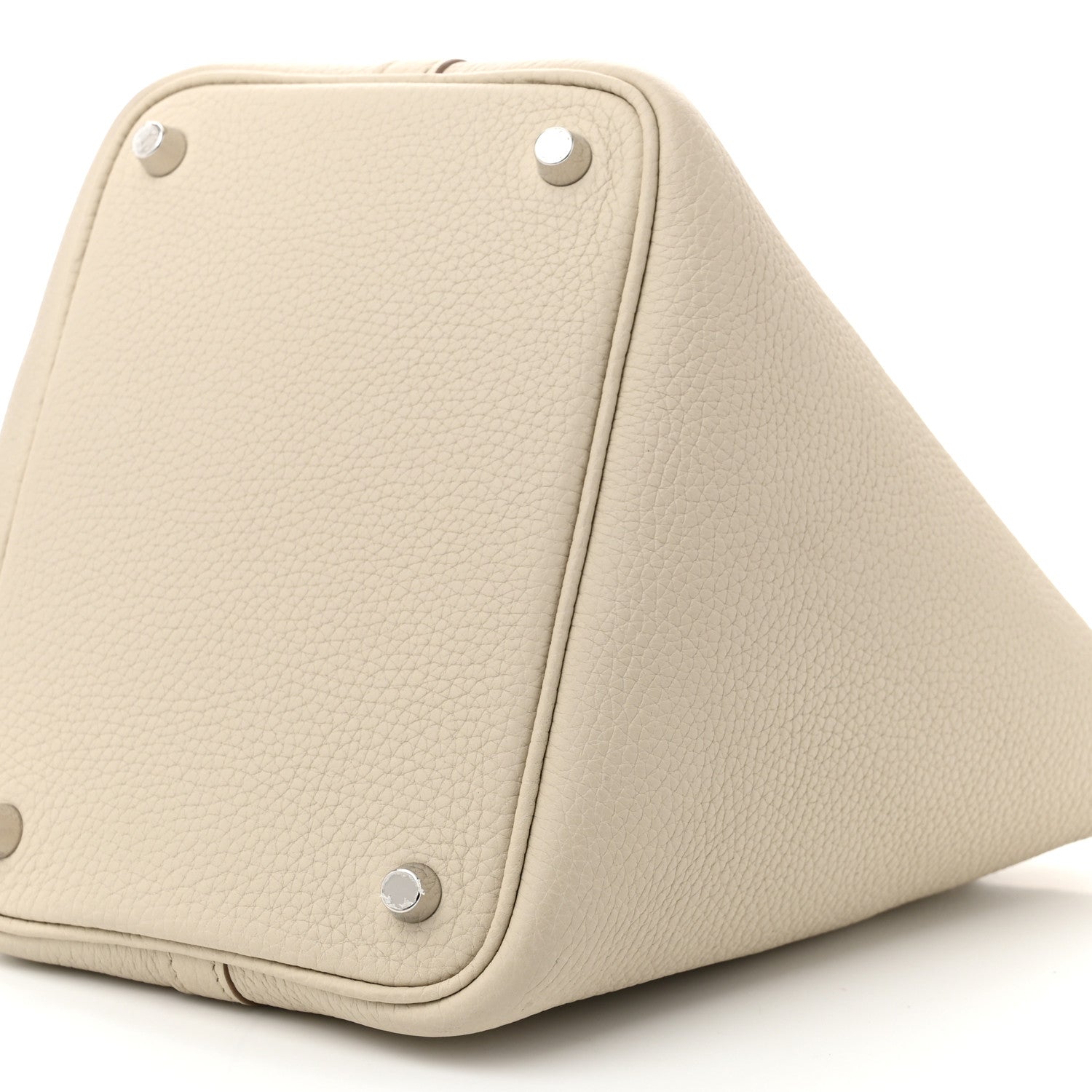 Hermes Taurillon Clemence Picotin Lock 18 PM Beton 10 of 11