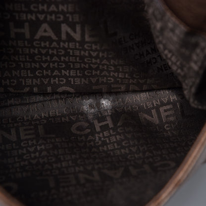 Chanel Metallic Calfskin Stitched Shoulder Bag Bronze 7 of 9