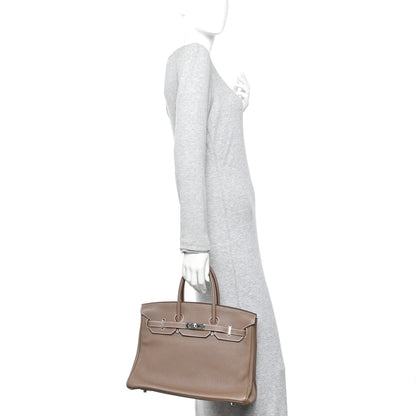 Hermes Togo Birkin 35 Etoupe 2 of 15