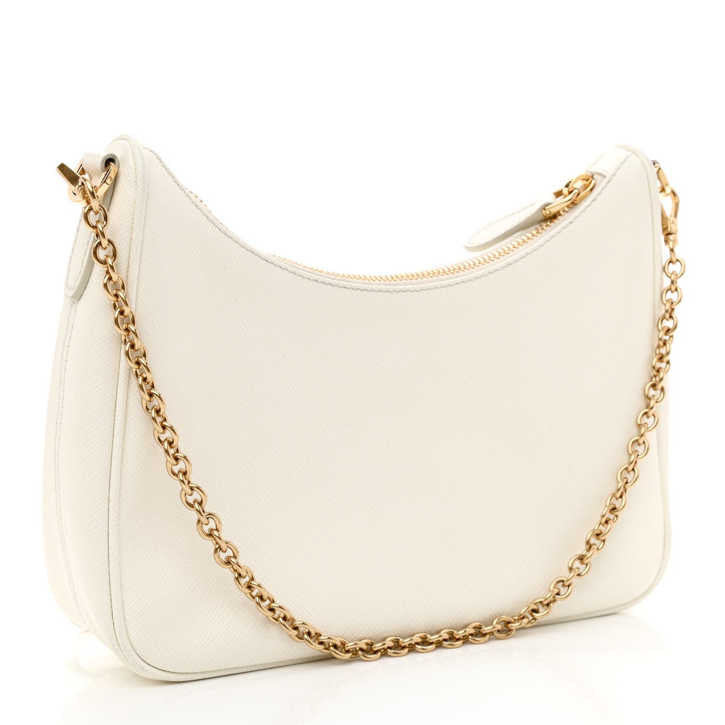 Saffiano Re-Edition 2005 Shoulder Bag White
