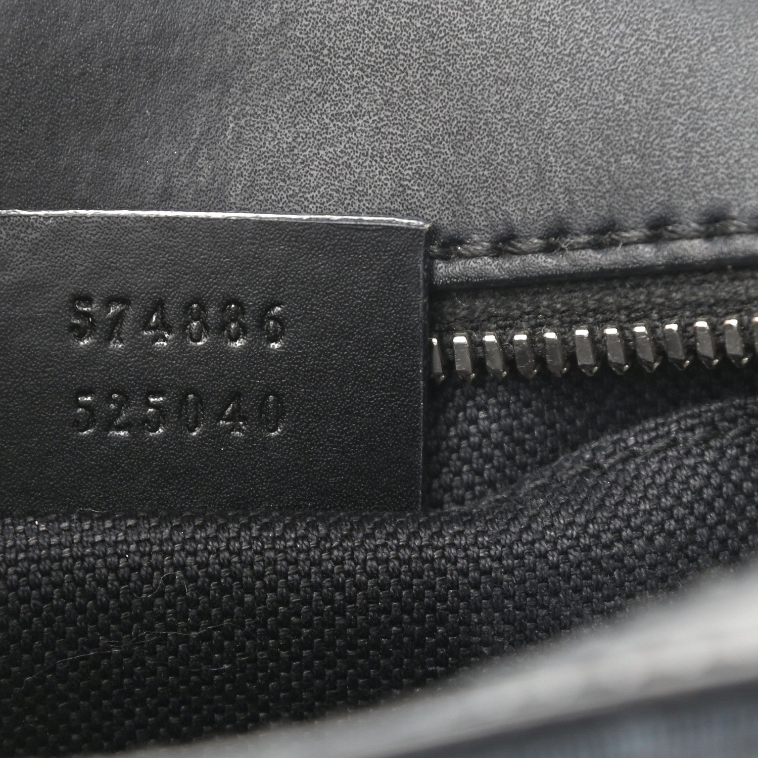 Gucci GG Supreme Monogram Web Shoulder Bag Black Grey 7 of 13