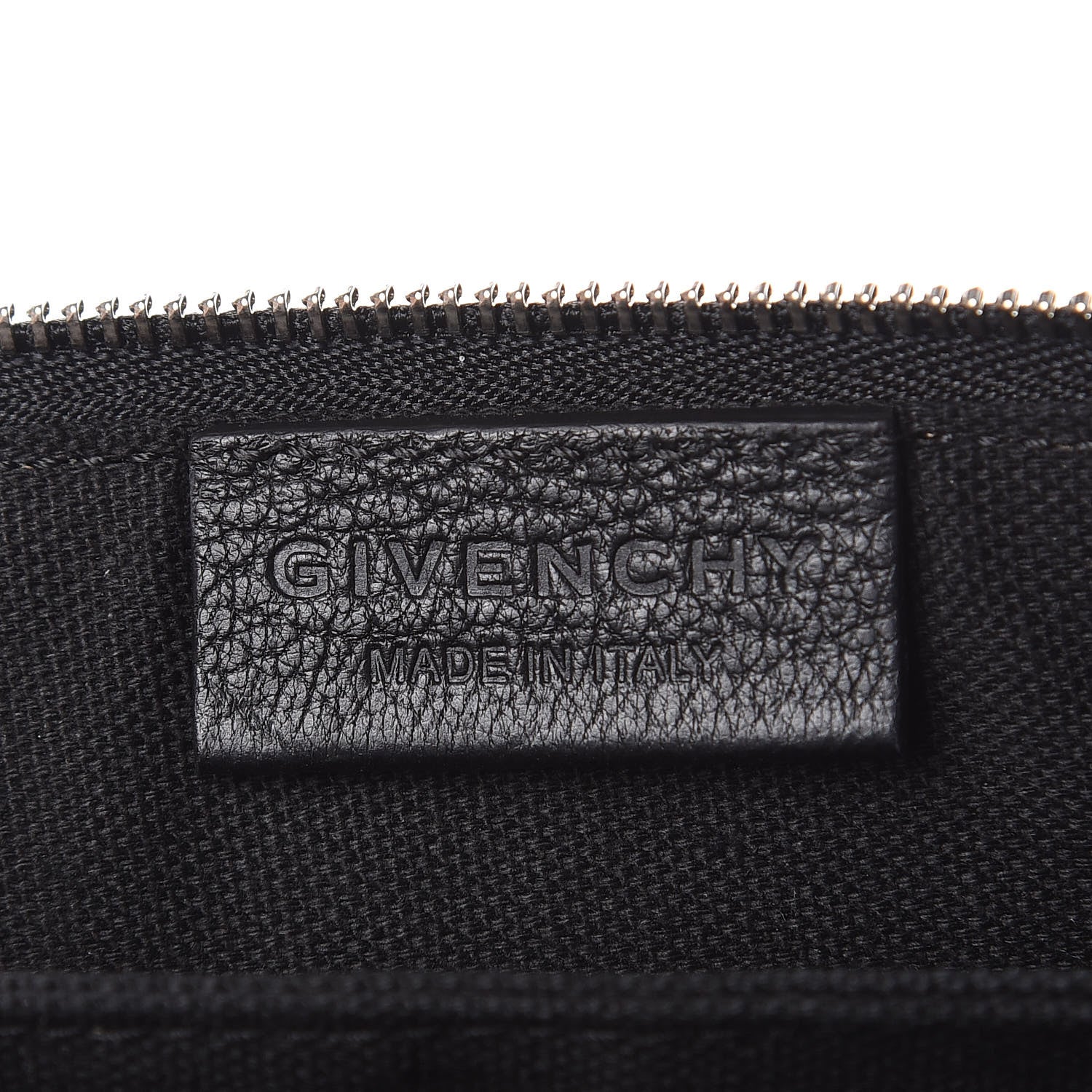 Givenchy Calfskin Duetto Pouch Black White 6 of 11