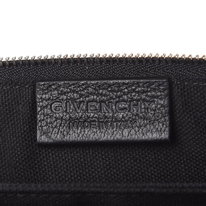 Givenchy Calfskin Duetto Pouch Black White 6 of 11