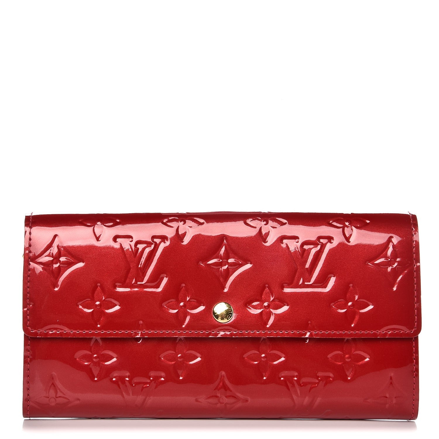 Louis Vuitton Vernis Sarah Wallet Pomme D'Amour 1 of 9
