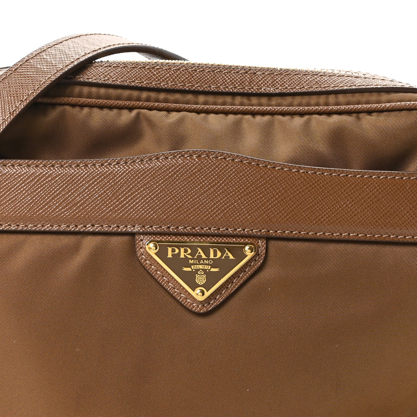 Tessuto Nylon Saffiano Re-Edition 1978 Messenger Bag Sughero