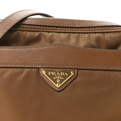 Prada Tessuto Nylon Saffiano Re-Edition 1978 Messenger Bag Sughero 8 of 10