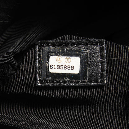 Chanel Rabbit Fur Shoulder Bag Black 7 of 9