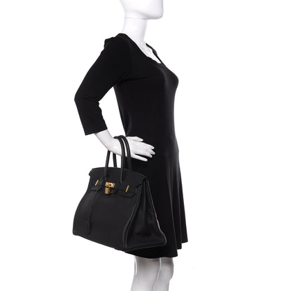 Hermes Togo Birkin 35 Black 2 of 12
