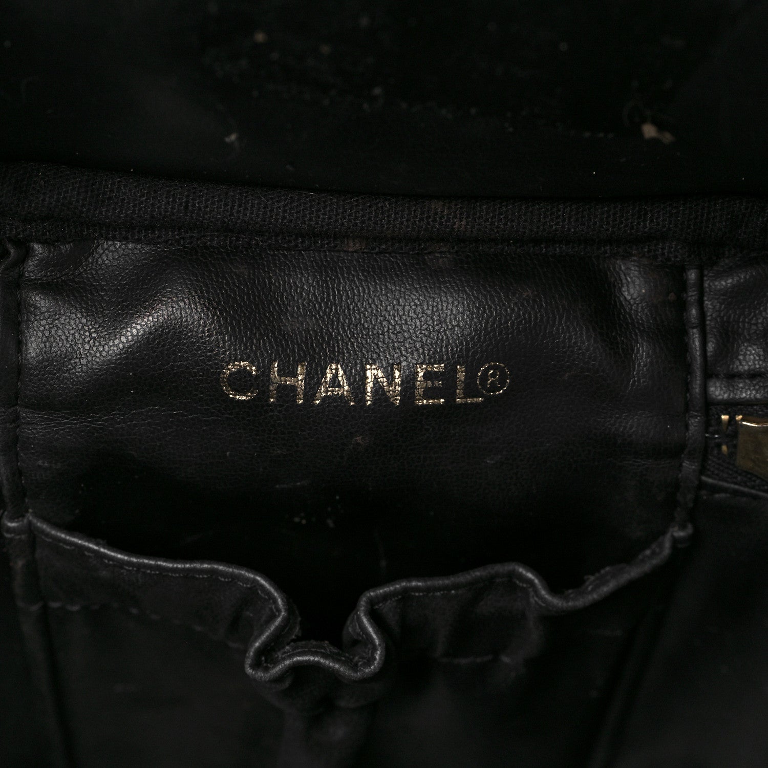 Chanel Caviar Vanity Cosmetic Case Black 6 of 13