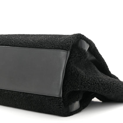 Chanel Shearling Large Deauville Tote Black 10 of 10