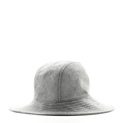 Hermes Linen Cotton Colette Bucket Hat 58 Black 3 of 9