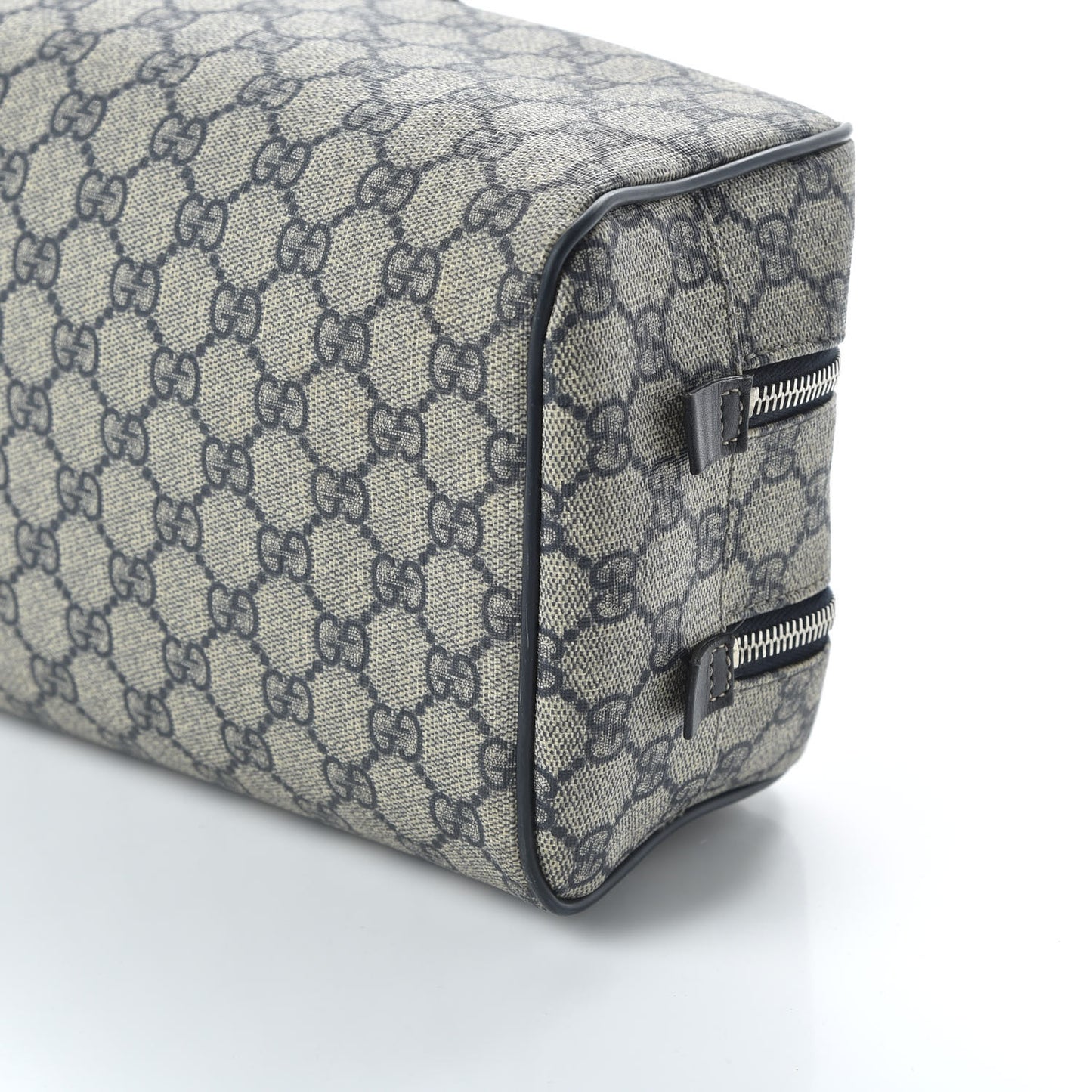 GG Supreme Monogram Toiletry Case Navy