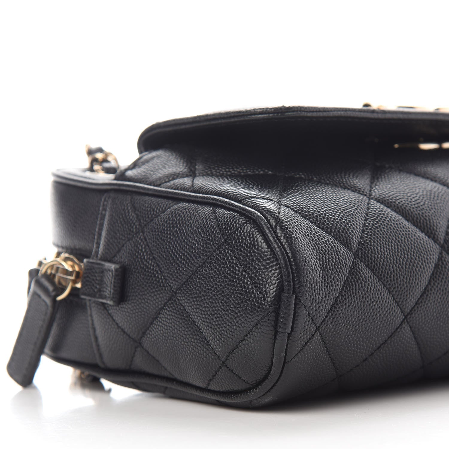 Chanel Caviar Quilted Small In & Out Camera Case Black 8 of 9