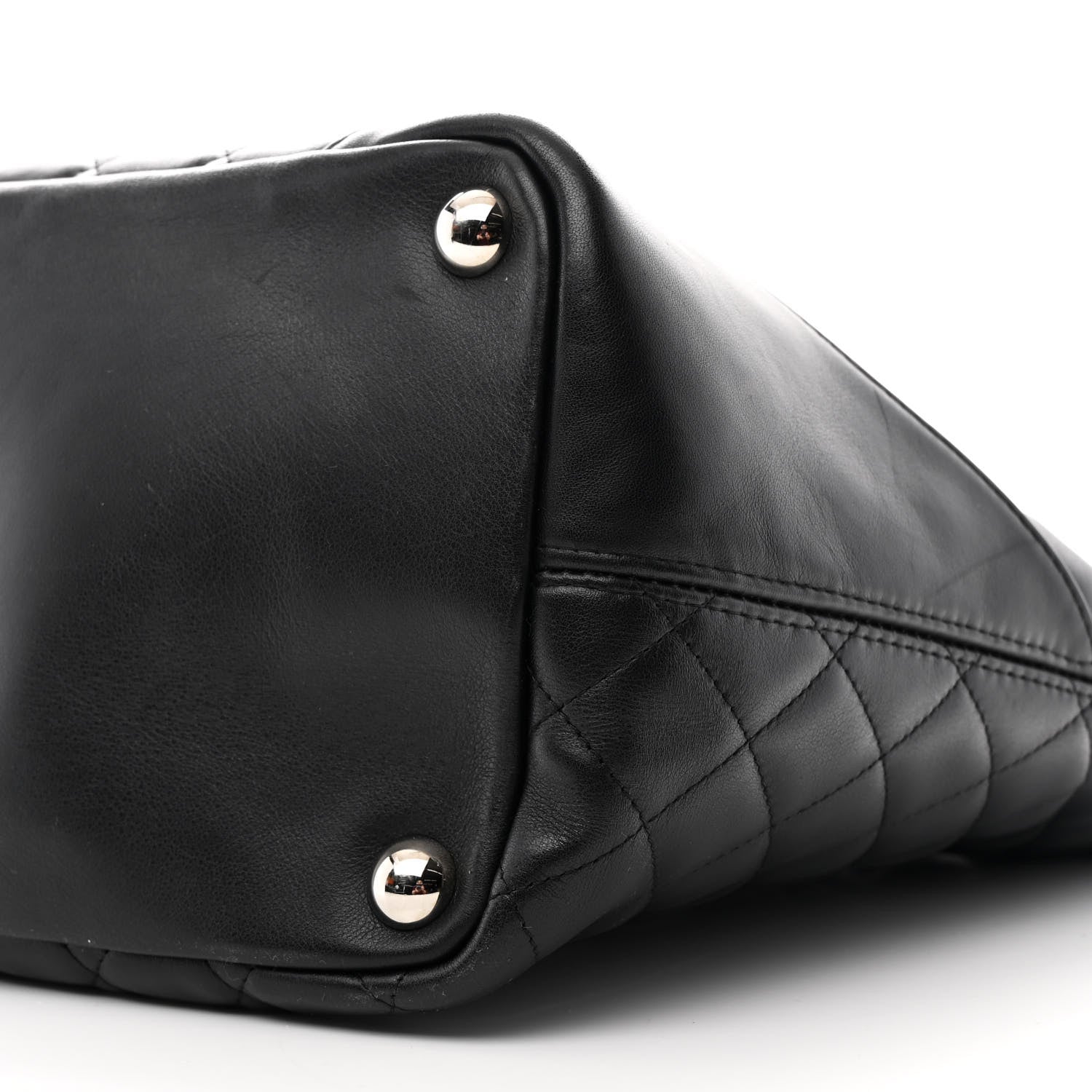 Chanel Calfskin Quilted Large Cambon Tote Black 10 of 11