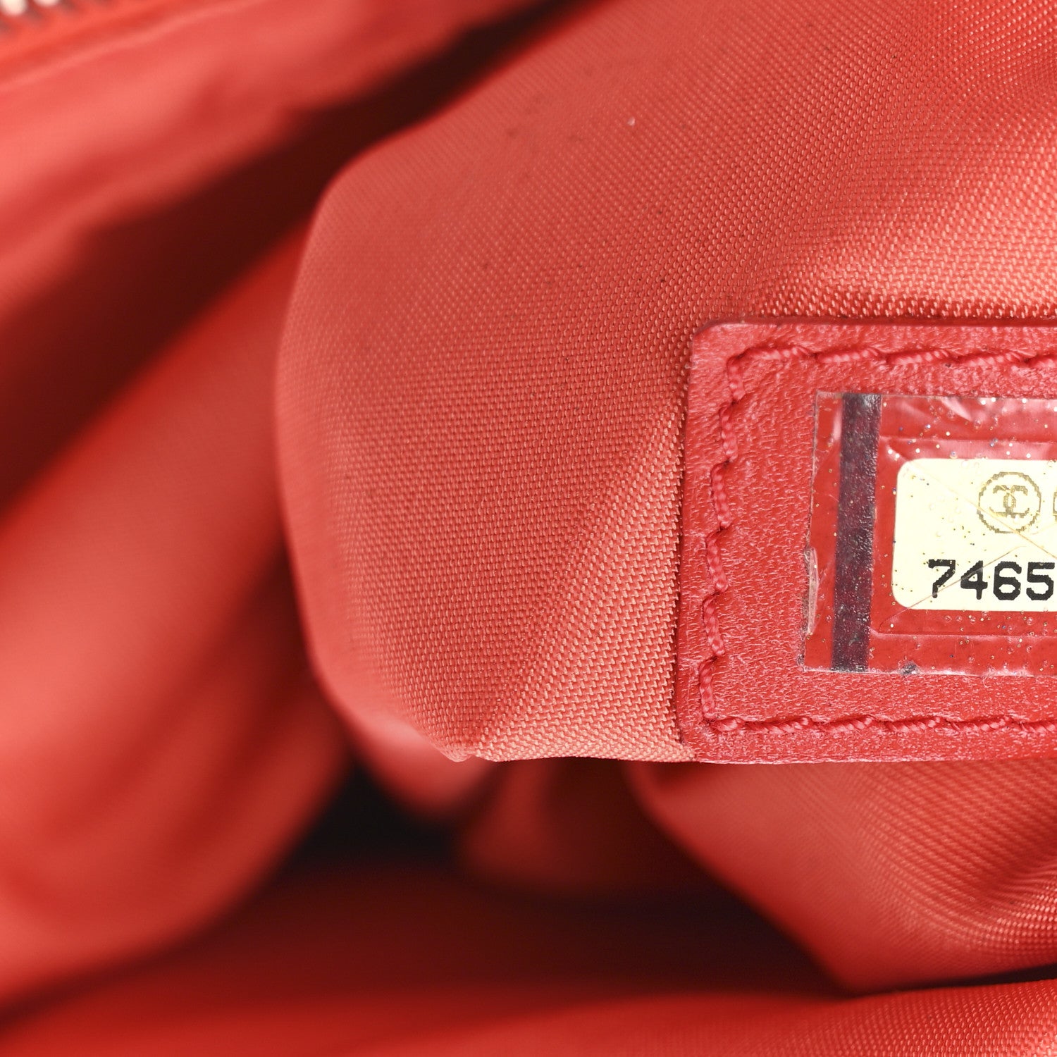 Chanel Nylon Small Travel Tote Red 7 of 10