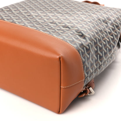 Goyard Goyardine Calfskin Cisalpin Backpack Black Gold 8 of 8