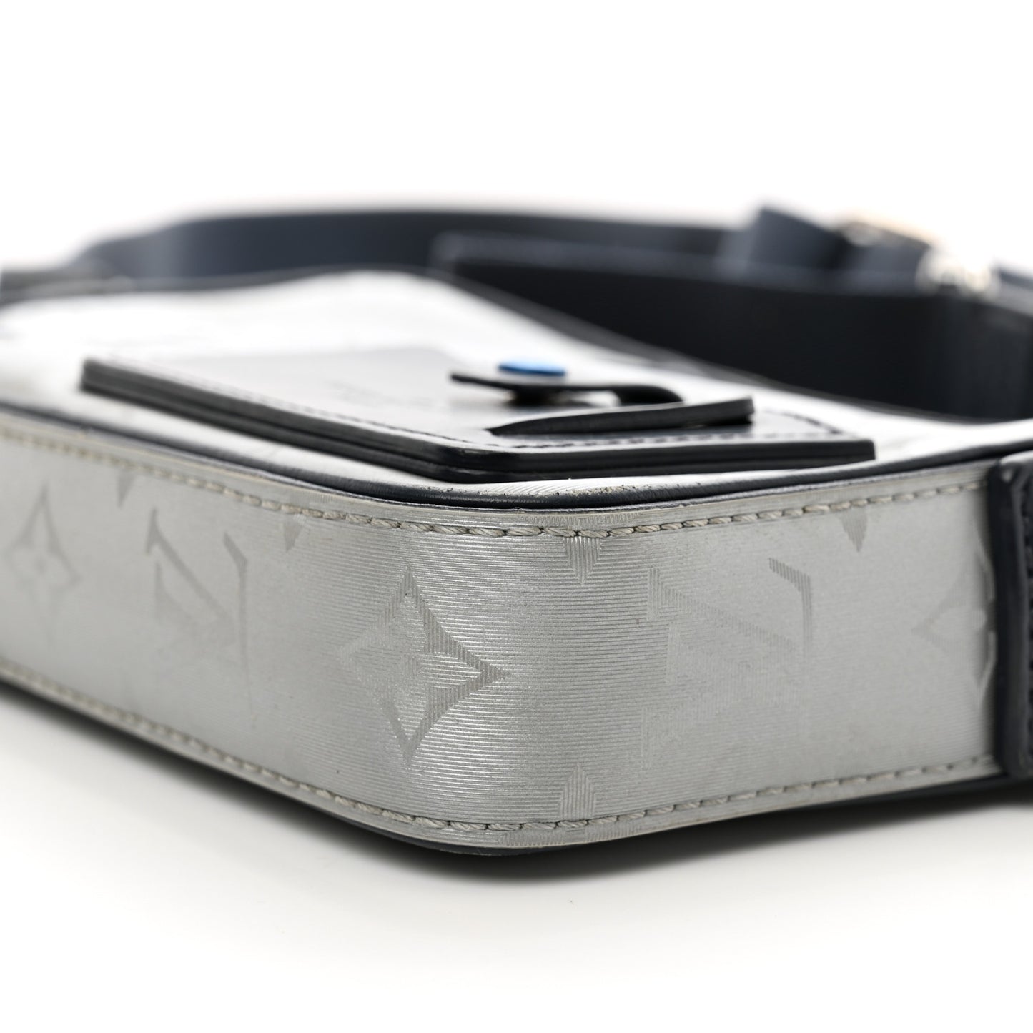 Monogram Alpha Messenger Satellite Silver
