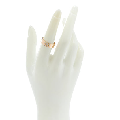Hermes 18K Rose Gold Diamond PM H D'Ancre Ring 54 7 2 of 5