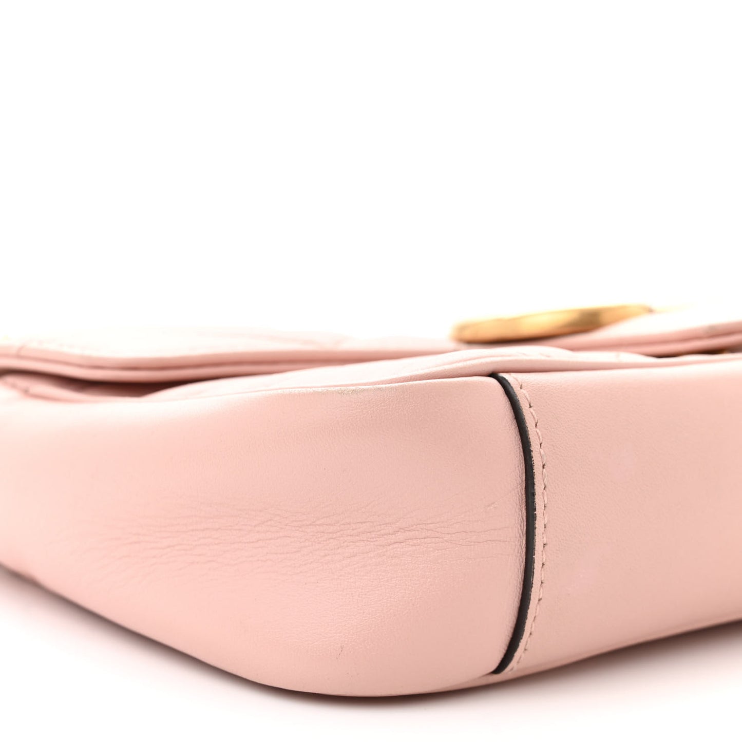 Calfskin Matelasse Mini GG Marmont Shoulder Bag Perfect Pink