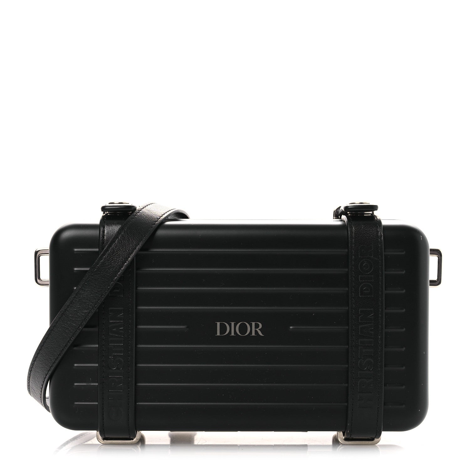 Christian Dior X RIMOWA Aluminum Personal Clutch On Strap Black 1 of 13
