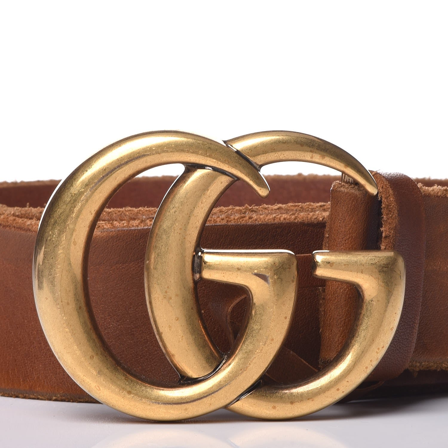 Gucci Faded Calfskin Double G 40mm Belt 75 30 Cuir 4 of 9